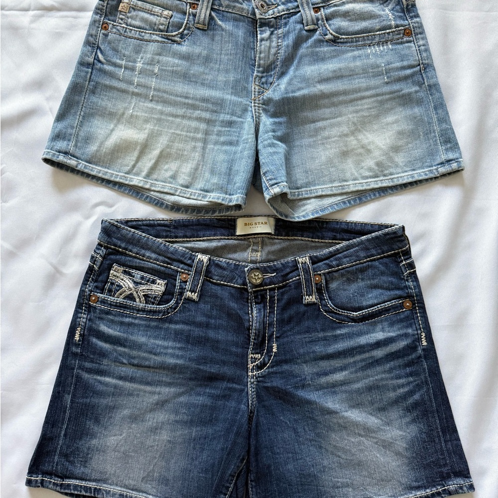 Big Star Gal’s Jean Shorts - sell as pair - size 30